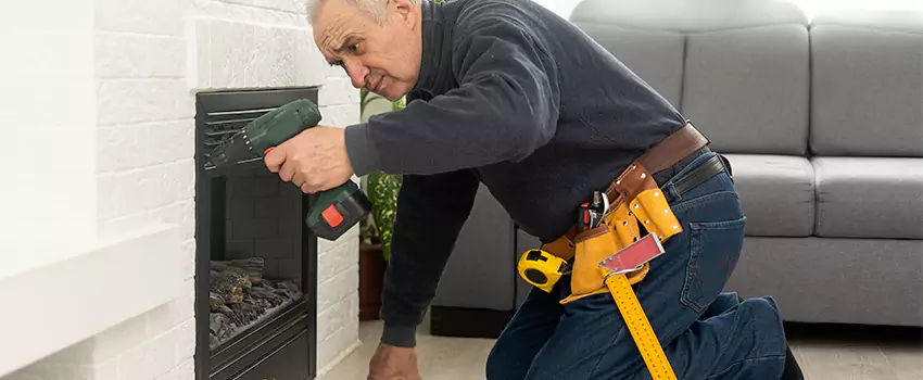 New Indoor Fireplace Installation in Amsterdam, New York