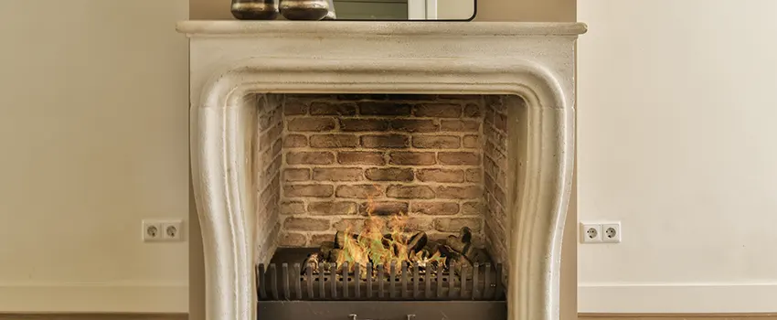 Vintage-style Fireplace Redesign in Amsterdam, New York