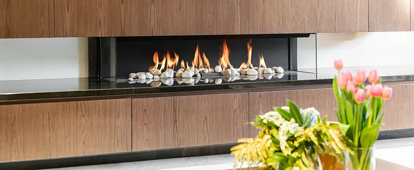 Double-height Fireplace Design Refurbishment in Amsterdam, New York