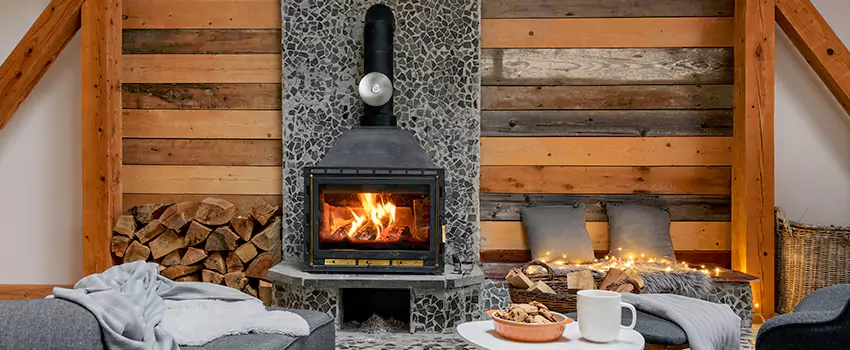 Thelin Hearth Products Direct Vent Gas Stove Fireplace Inspection in Amsterdam, New York